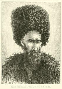 O líder lesghiano da revolta de 1861 no Daguestão de English School