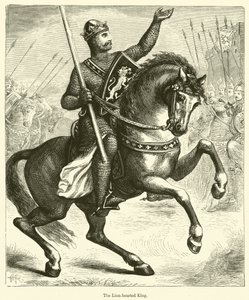 O Rei Coração de Leão (gravura) de English School