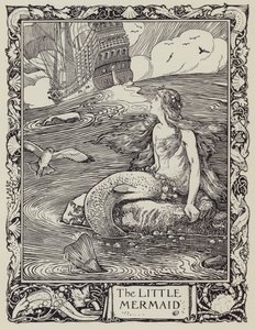 A Pequena Sereia (litografia) de English School