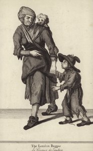 O Mendigo de Londres (gravura) de English School