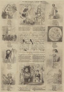 As Exposições de Londres na Semana de Natal (gravura) de English School
