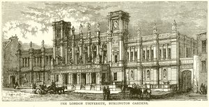Universidade de Londres, Burlington Gardens de English School