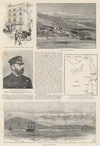 A perda do HMS Victoria (gravura) de English School