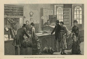 O escritório da propriedade perdida na Scotland Yard de English School
