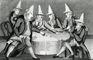 O Caldeirão de Macarrão, publicado por M. Darly, 1772 (mezzotint) de English School