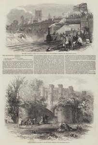 The Manchester, Sheffield e Lincolnshire Railway (gravura) de English School