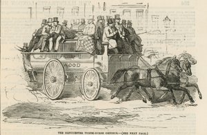 O ônibus de três cavalos de Manchester de English School