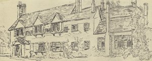 The Manor House, c 1770 (gravura) de English School