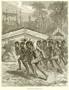 A dança de guerra maori de English School