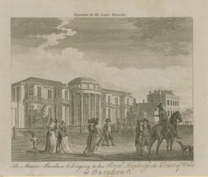 O Pavilhão da Marinha, pertencente à sua Alteza Real o Príncipe de Gales, em Brighton de English School