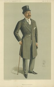 O Marquês de Soveral, desenho animado da revista Vanity Fair, 13 de novembro de 1912 de English School