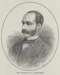 O Marquês de Lansdowne (gravura) de English School