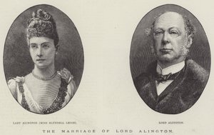 O Casamento do Lorde Alington (gravura) de English School