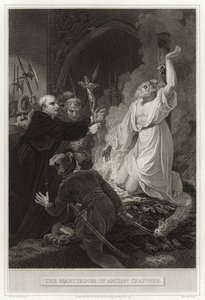 O martírio de Archbp Cranmer de English School