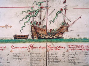 A Mary Rose, do Anthony Roll de English School