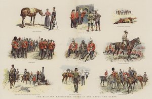 As Manobras Militares, Notas dentro e sobre os Acampamentos (chromolitho) de English School