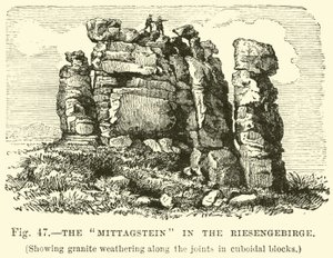 O Mittagstein nas montanhas gigantes de English School