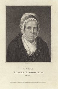 A Mãe de Robert Bloomfield, o Poeta (gravura) de English School