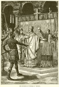 O assassinato de Thomas A Becket de English School