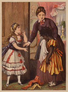 O colar (litografia a cores) de English School