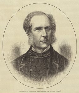 O Novo Senhor Chanceler, Lord Selborne (Sir Roundell Palmer) (gravura) de English School