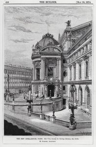 A Nova Opera-House, Paris (gravura) de English School