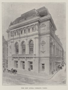 The New Opera Comique, Paris (gravura) de English School
