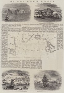 The North Atlantic Telegraph (gravura) de English School