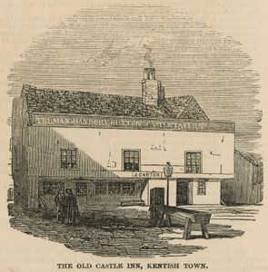 O velho castelo Inn, Kentish Town, Londres de English School