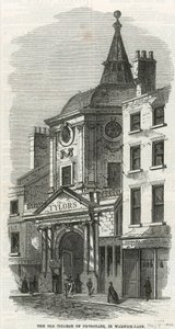 O antigo colégio de médicos em Warwick Lane de English School