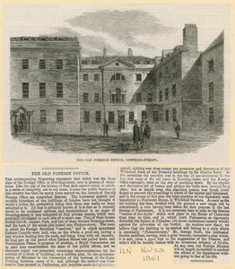 O antigo Ministério das Relações Exteriores, Downing Street de English School