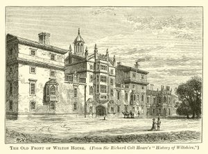 A antiga frente da casa de Wilton de English School