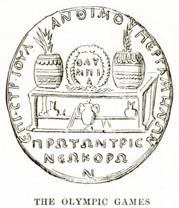 Os Jogos Olímpicos, ilustração da História da Grécia por Victor Duruy, 1890 de English School
