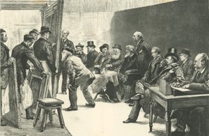 A abertura da Royal Academy - o comitê de seleção no trabalho de English School