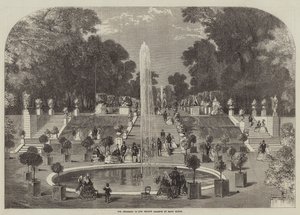 A Orangery in the Private Gardens of Saint Cloud (gravura) de English School