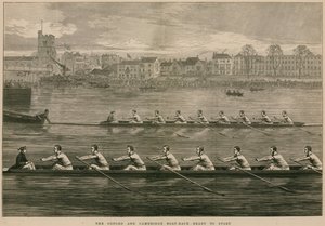 Corrida de Barcos Oxford e Cambridge - pronta para começar de English School