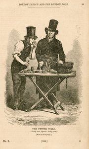 O Oyster Stall do London Labour e o London Poor de English School