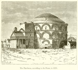O Panteão, segundo du Perac, em 1575 de English School