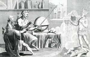 O Parlmt. dissolvido, ou, o diabo turnd cartomante, gravado por G. Terry, por volta de 1774 de English School
