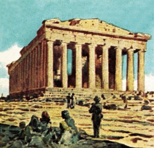O Parthenon em Atenas de English School
