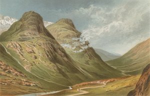O desfiladeiro de Glencoe de English School