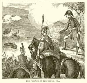 A Passagem do Douro, 1809 de English School