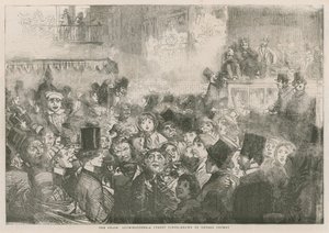 Os Illumnations da paz: Uma cena da rua de English School