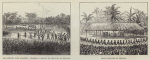 The Peace Palaver at Whydah (gravura) de English School