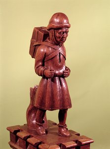 O vendedor ambulante de Swaffham, c.1462 (madeira)