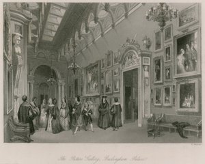 A galeria de imagens, o Palácio de Buckingham de English School
