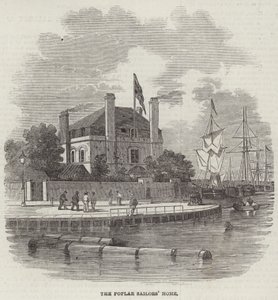 A Casa dos Marinheiros de Álamo (gravura) de English School