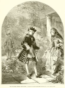 A princesa Amelia tentando uma reconciliação entre George III. e o senhor Bute de English School