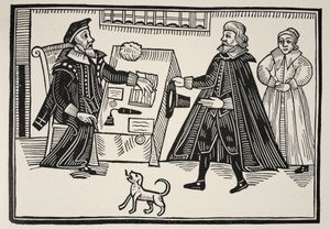 Proctor e Parador, título de um tratado sobre os abusos e exorbitâncias dos Tribunais Espirituais, 1641 de English School
