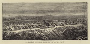 A Proposta de Exposição Universal de 1873 em Viena (gravura) de English School